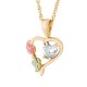 Heart with Multiple Stone Options & All Birthstones - by Landstrom's